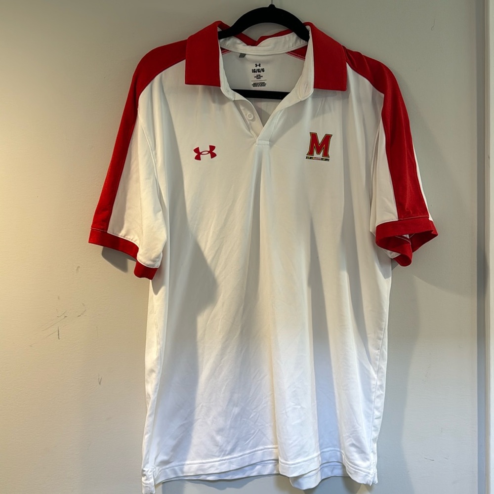 Maryland Terrapins Under Armour Polo Sideline Issue